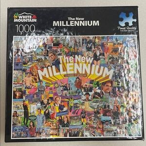 1000-Piece White Mountain Puzzle 🧩 “The New Millenium”